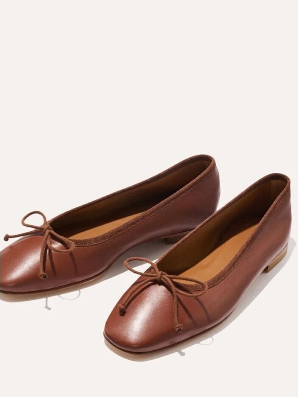 Margaux The Fonteyn in Cognac Nappa, Size 37.5 (US 7.5)